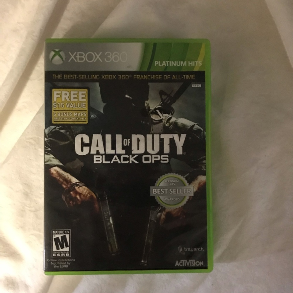 Call Of Duty Black Ops Xbox 360 Used,Like New